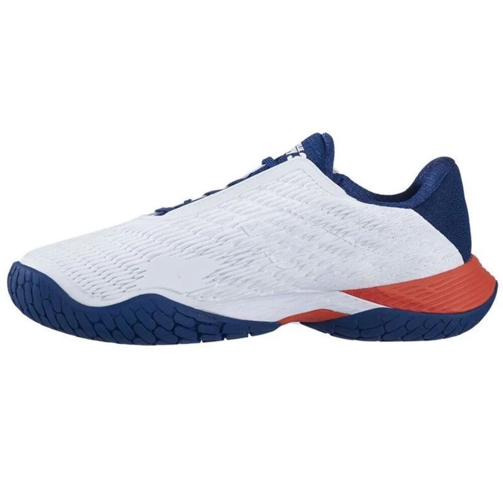Babolat Men’s Propulse Fury 3 All Court Tennis Shoes White/Estate Blue Size 8
